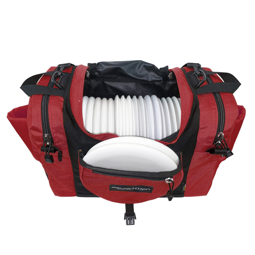 Revolution Carolina Team V3 Disc Golf Bag - Crimson