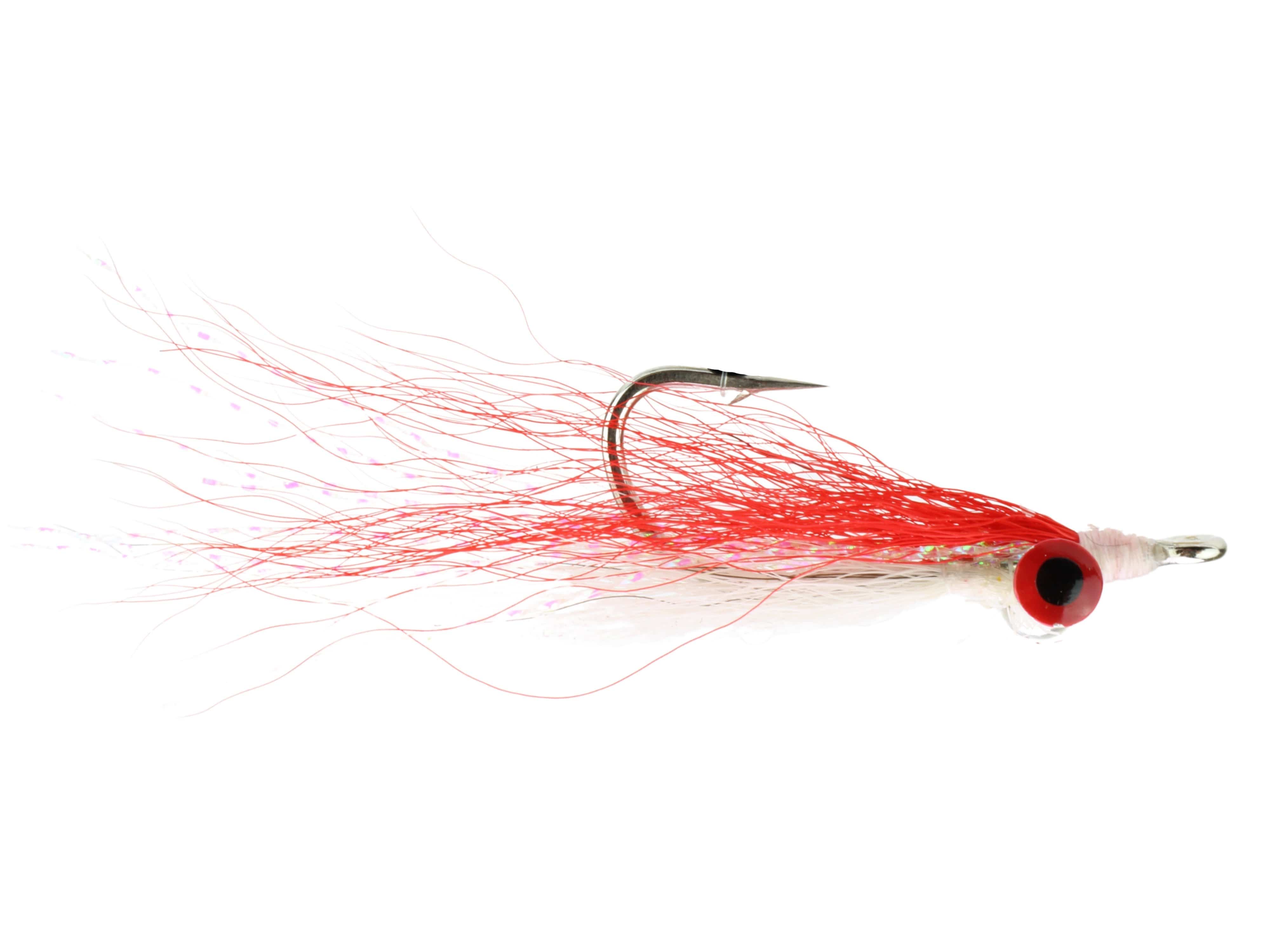 Wild Water Fly Fishing Red Clouser Minnow, Size 1/0, Qty. 3