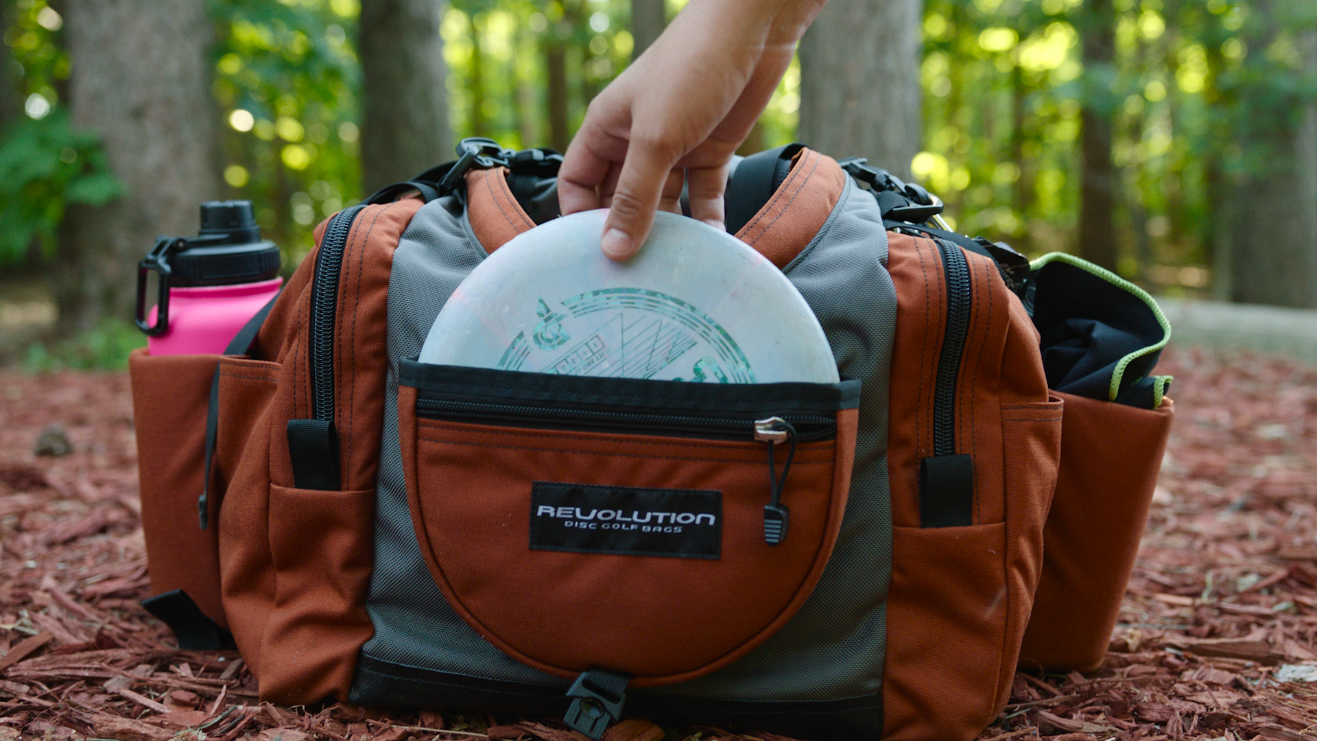 Revolution Carolina Team V3 Disc Golf Bag - Lime Green