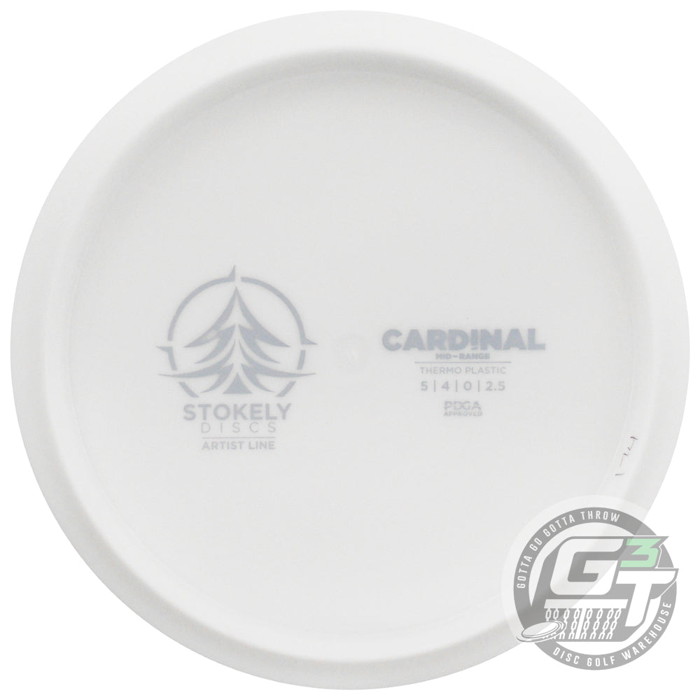 Stokely Artist Line Bottom Stamp Thermo Cardinal Midrange Golf Disc