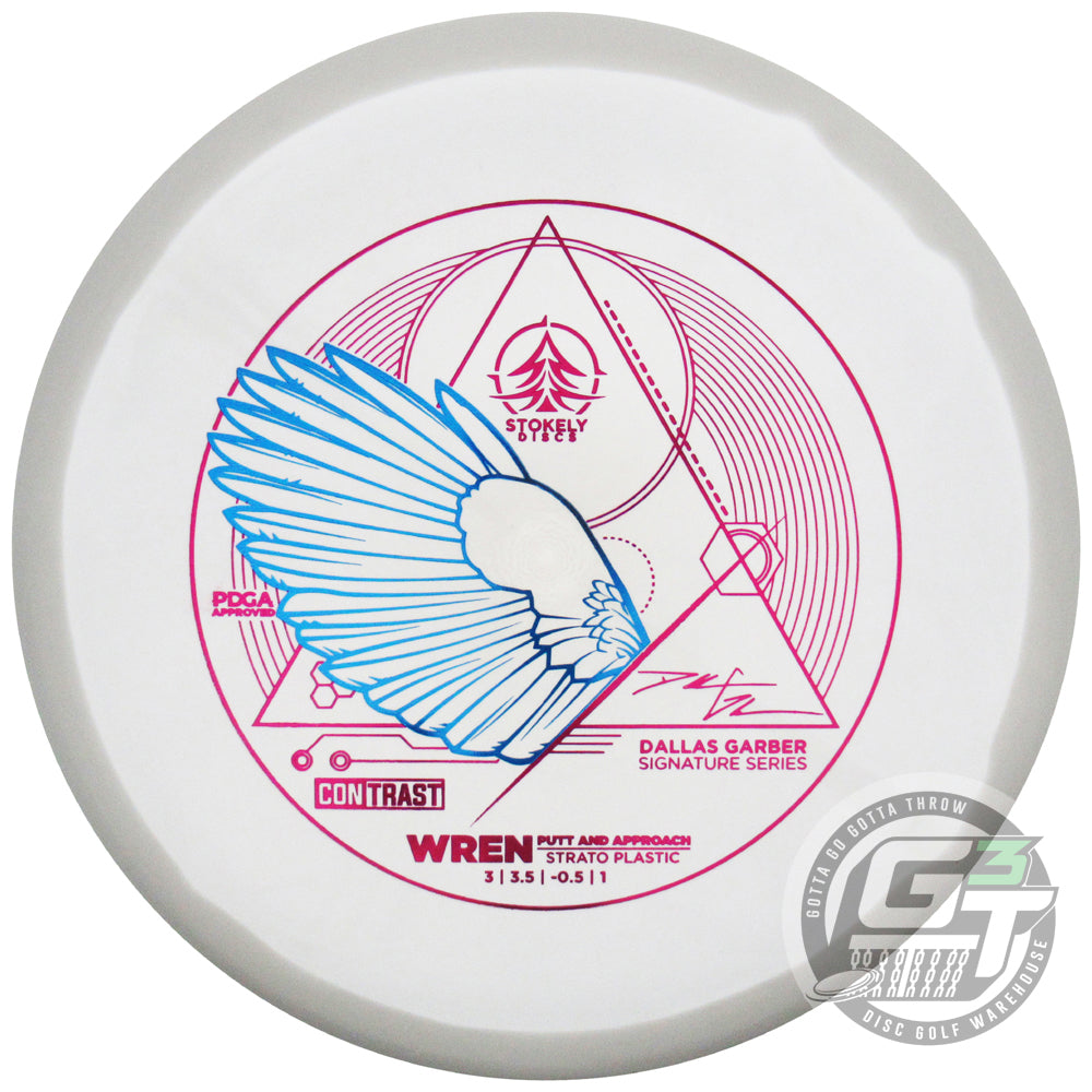 Stokely Limited Edition 2025 Signature Tour Series Dallas Garber Contrast Strato Wren Putter Golf Disc