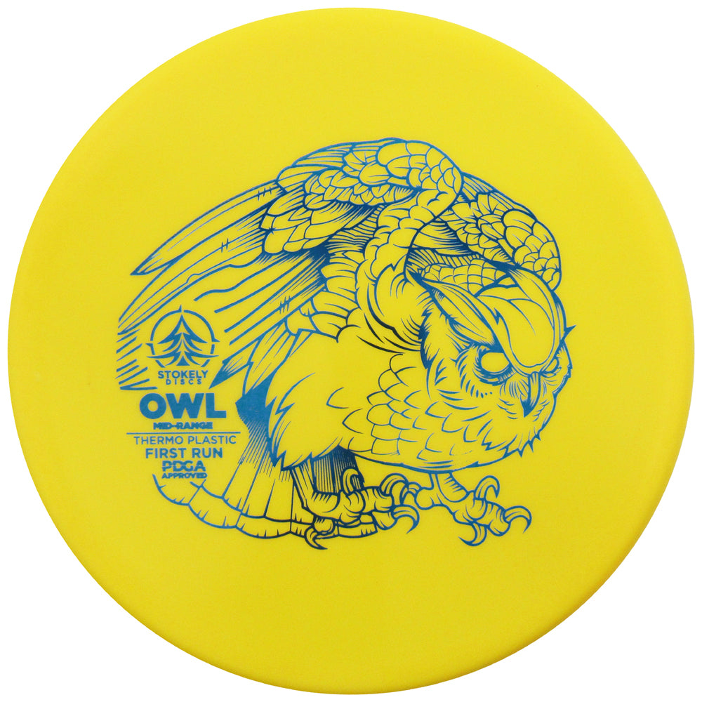 Stokely First Run Thermo Owl Midrange Golf Disc