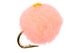 Wild Water Fly Fishing Salmon Egg with Orange Spot, Size 12, Qty. 6