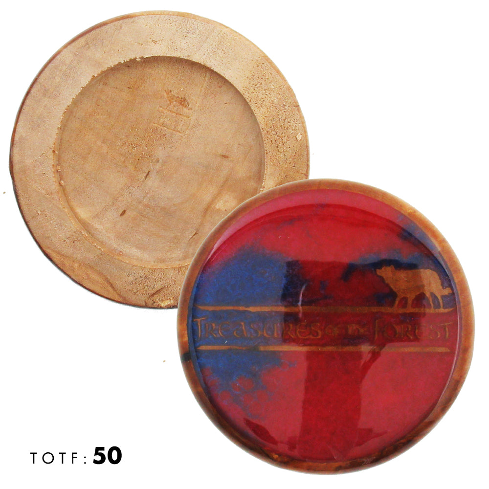 Treasures of the Forest Wood & Resin Mini Marker Disc