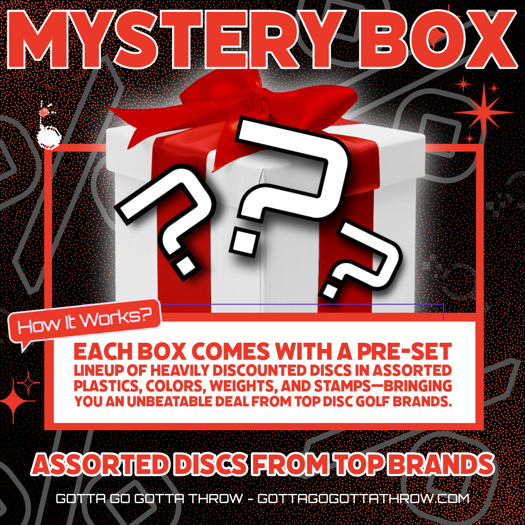Disc Golf Mystery Box – Assorted Discs from Top Brands