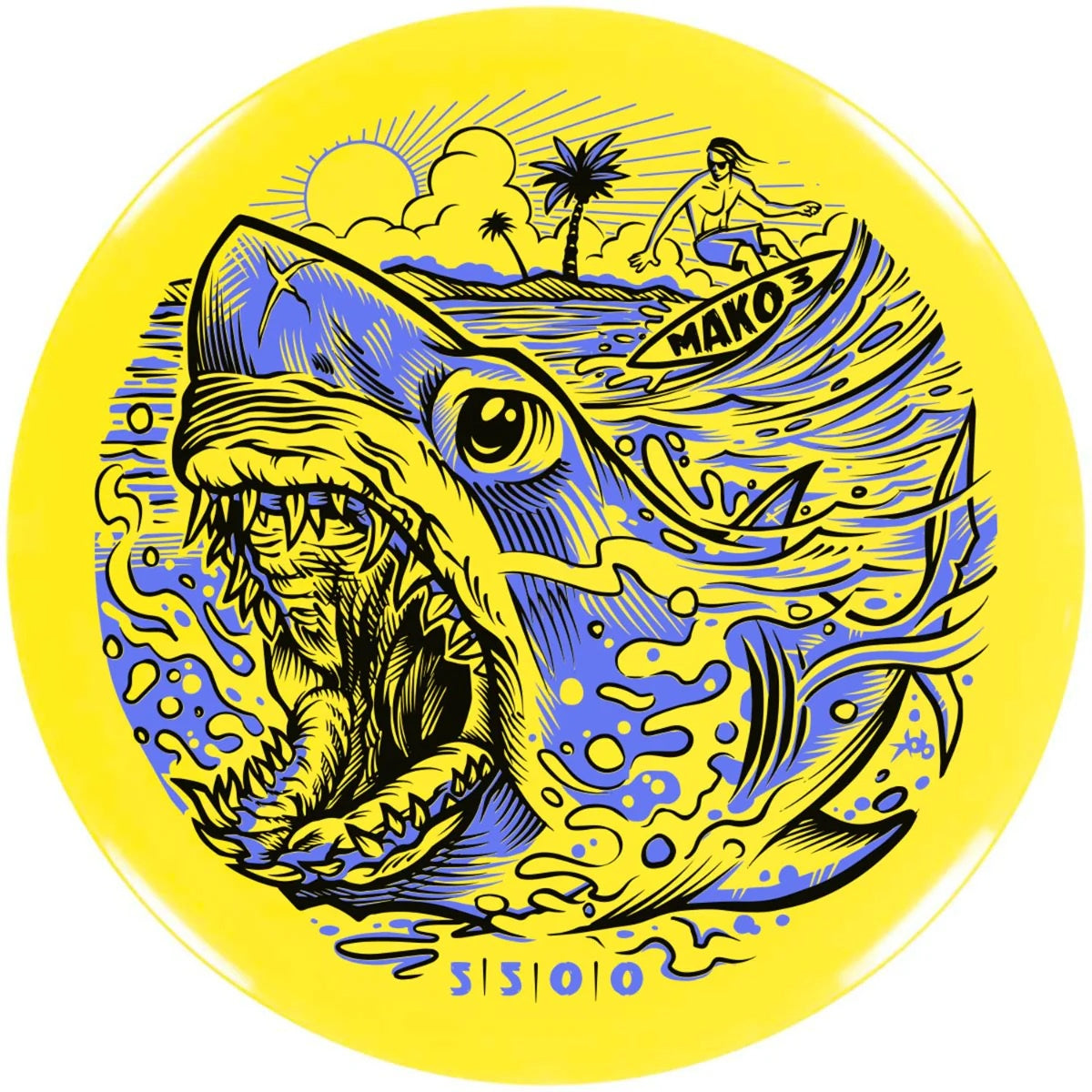 Innova Limited Edition Sharkbite Bay Stamp Star Mako3 Midrange Golf Disc