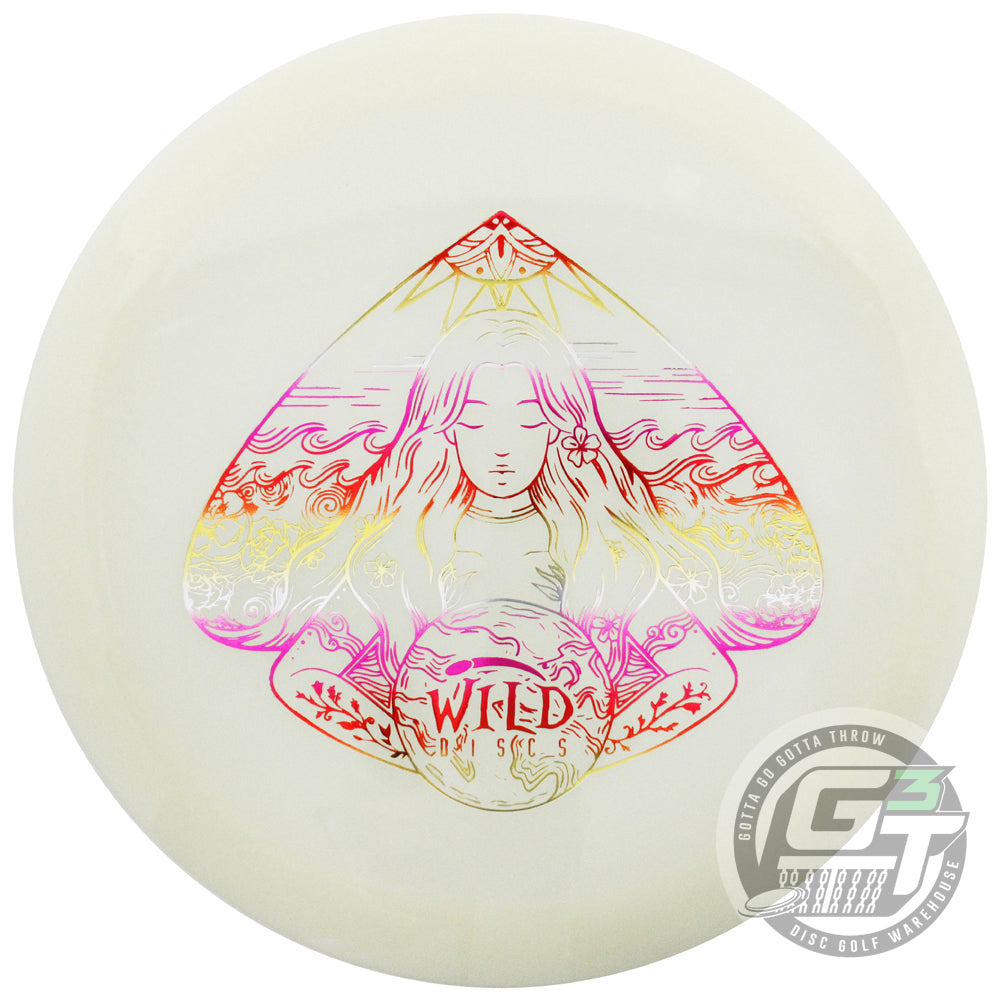 Wild Discs Limited Edition Mother Nature Stamp Nuclear Glow Tasmanian Devil Fairway Driver Golf Disc