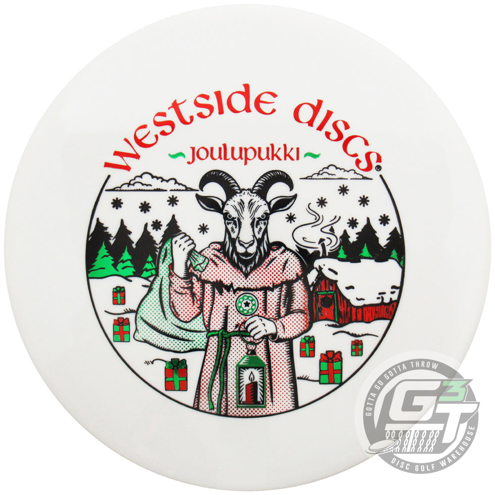 Westside Limited Edition Joulupukki the Christmas Goat Stamp Tournament Harp Putter Golf Disc