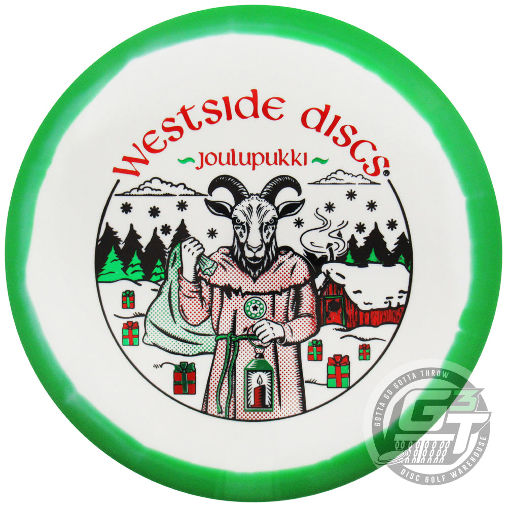 Westside Limited Edition Joulupukki the Christmas Goat Stamp Tournament Orbit Pine Midrange Golf Disc