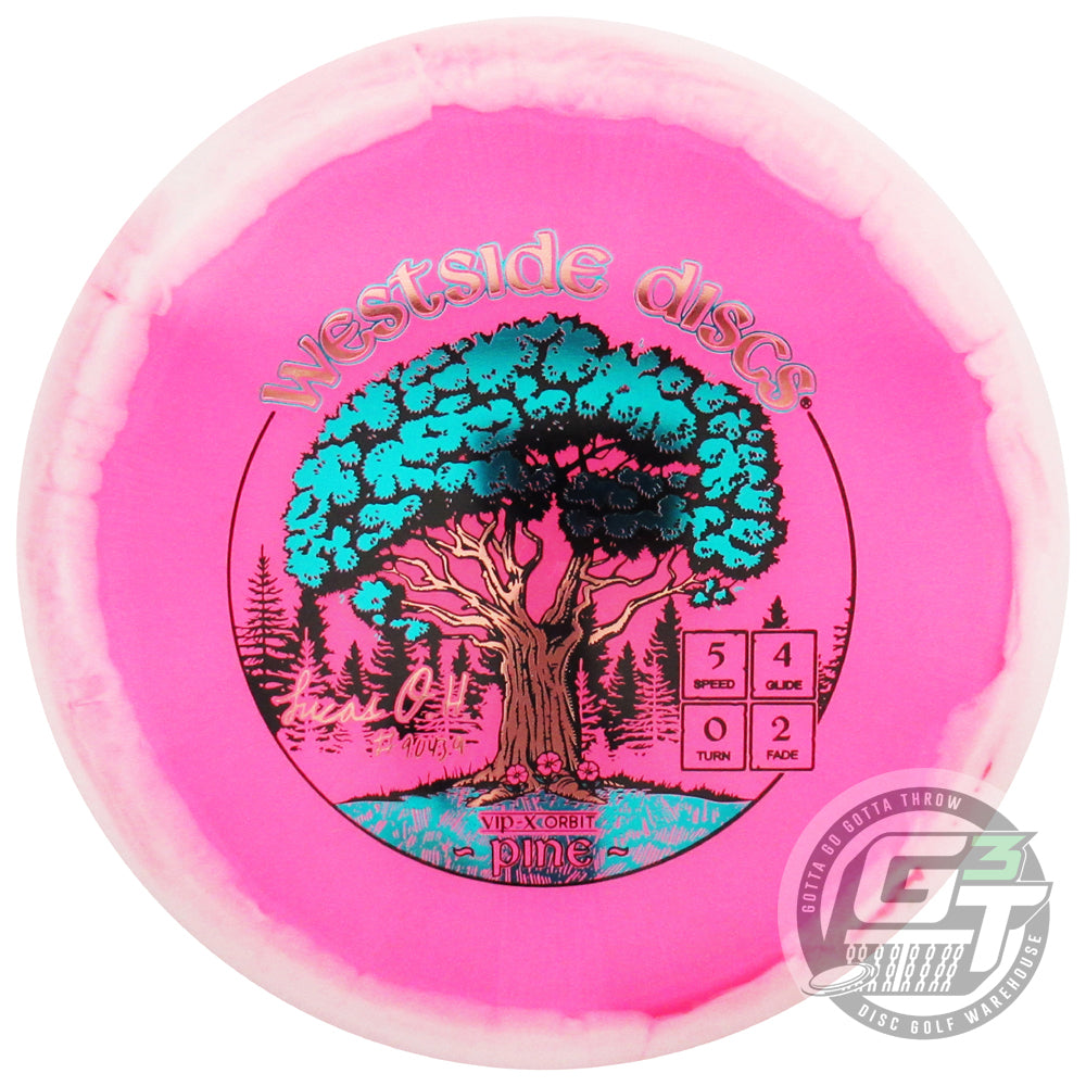 Westside Limited Edition 2026 Team Series Lucas Oberholtzer Hess VIP-X Orbit Pine Midrange Golf Disc