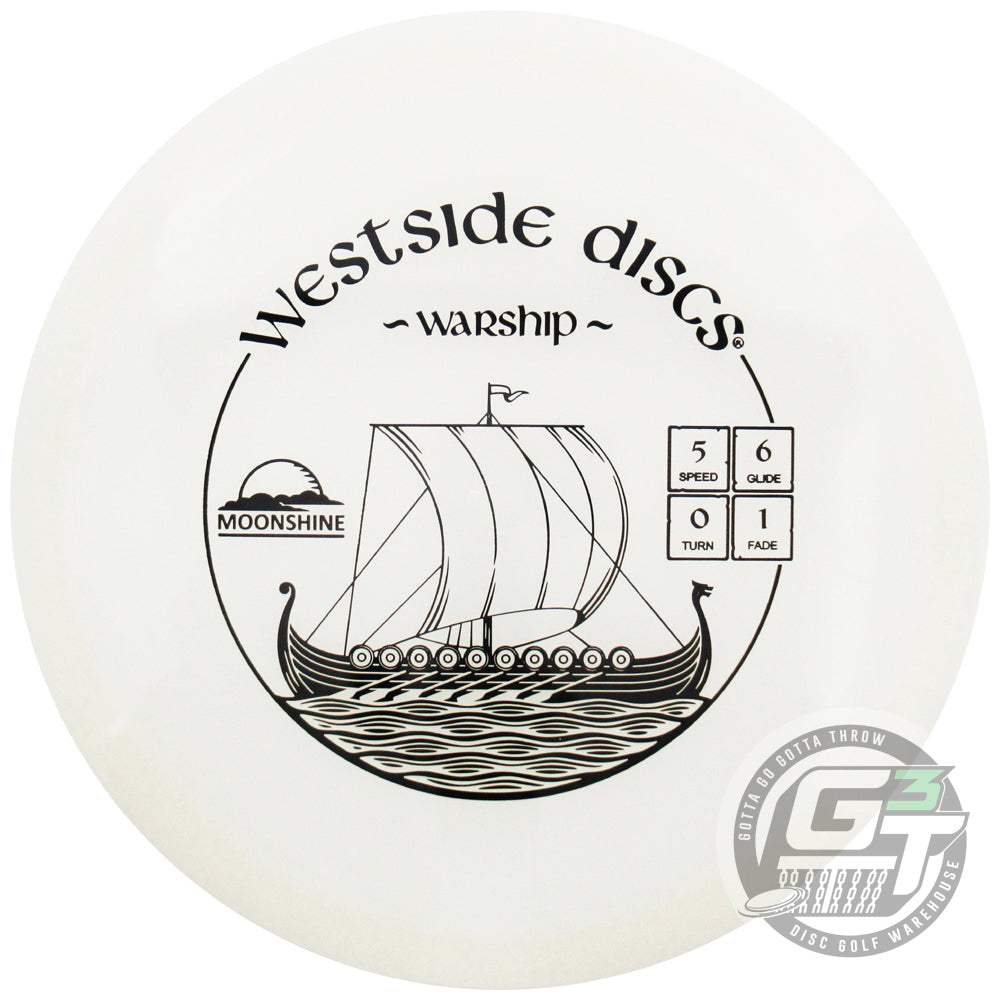 Westside Moonshine Glow VIP Warship Midrange Golf Disc