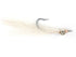 Wild Water Fly Fishing White Sea Trout Heavy Clouser Deep Diving Minnow, Size 2, Qty. 3