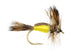 Wild Water Fly Fishing Yellow Humpy, Size 10, Qty. 6
