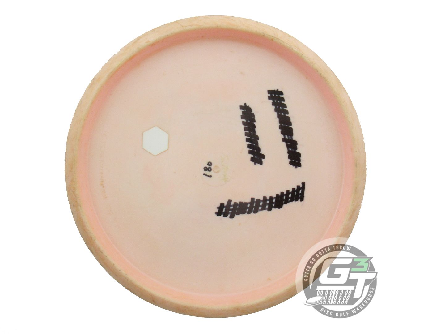 USED Innova Star Mako3 180g Lt. Pink Black & White Stamp Midrange Golf Disc