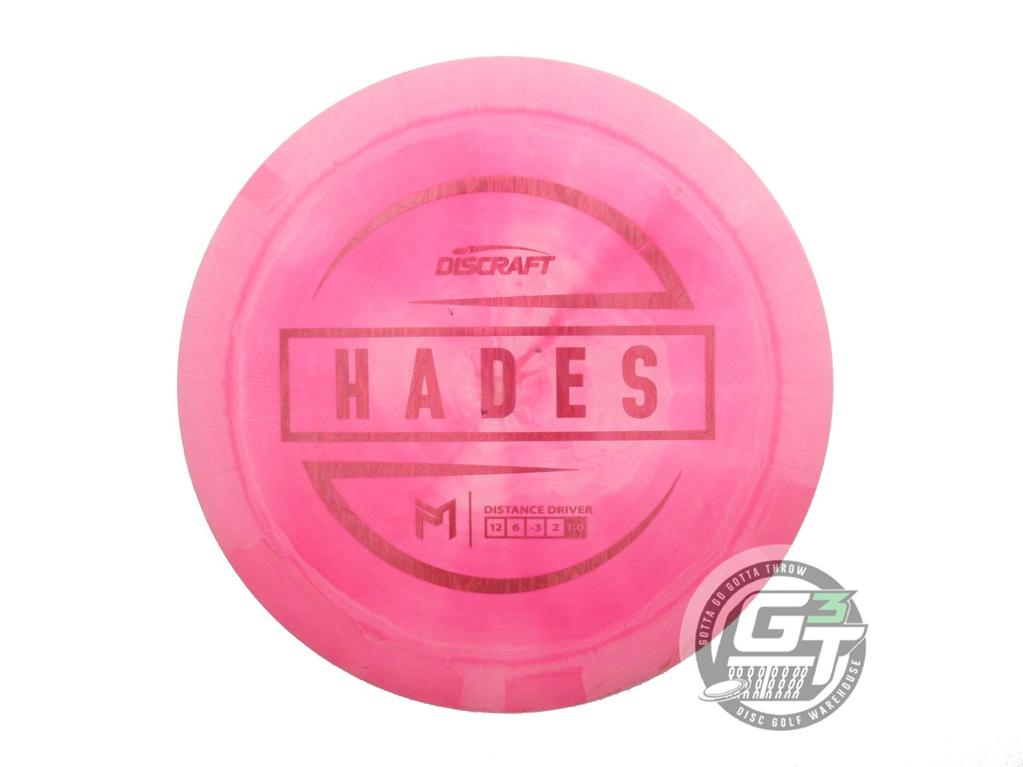 USED Discraft [McBETH] ESP Hades 168g Pink Pink Foil Driver Golf Disc