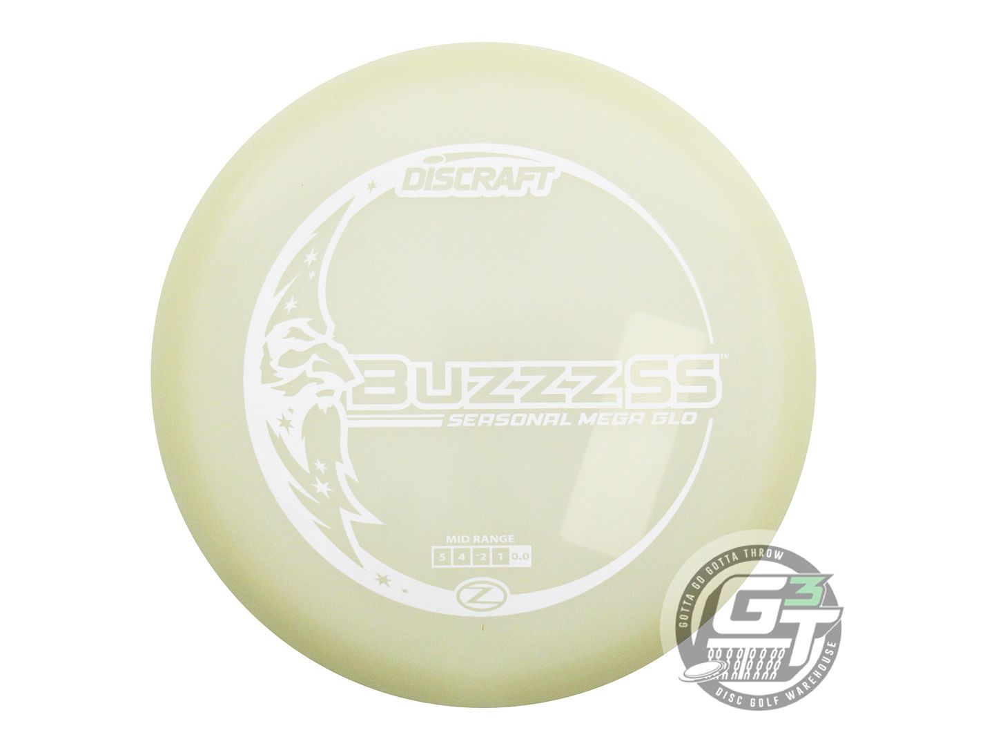Discraft Seasonal Mega Glo Z Buzzz SS Midrange Golf Disc (Individually Listed)