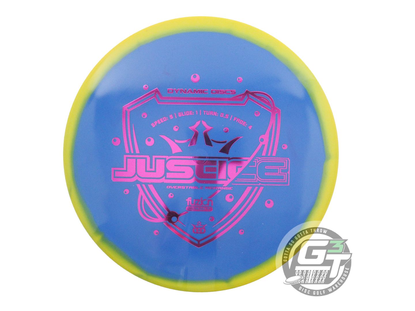 Dynamic Discs Fuzion Orbit Justice Midrange Golf Disc (Individually Listed)