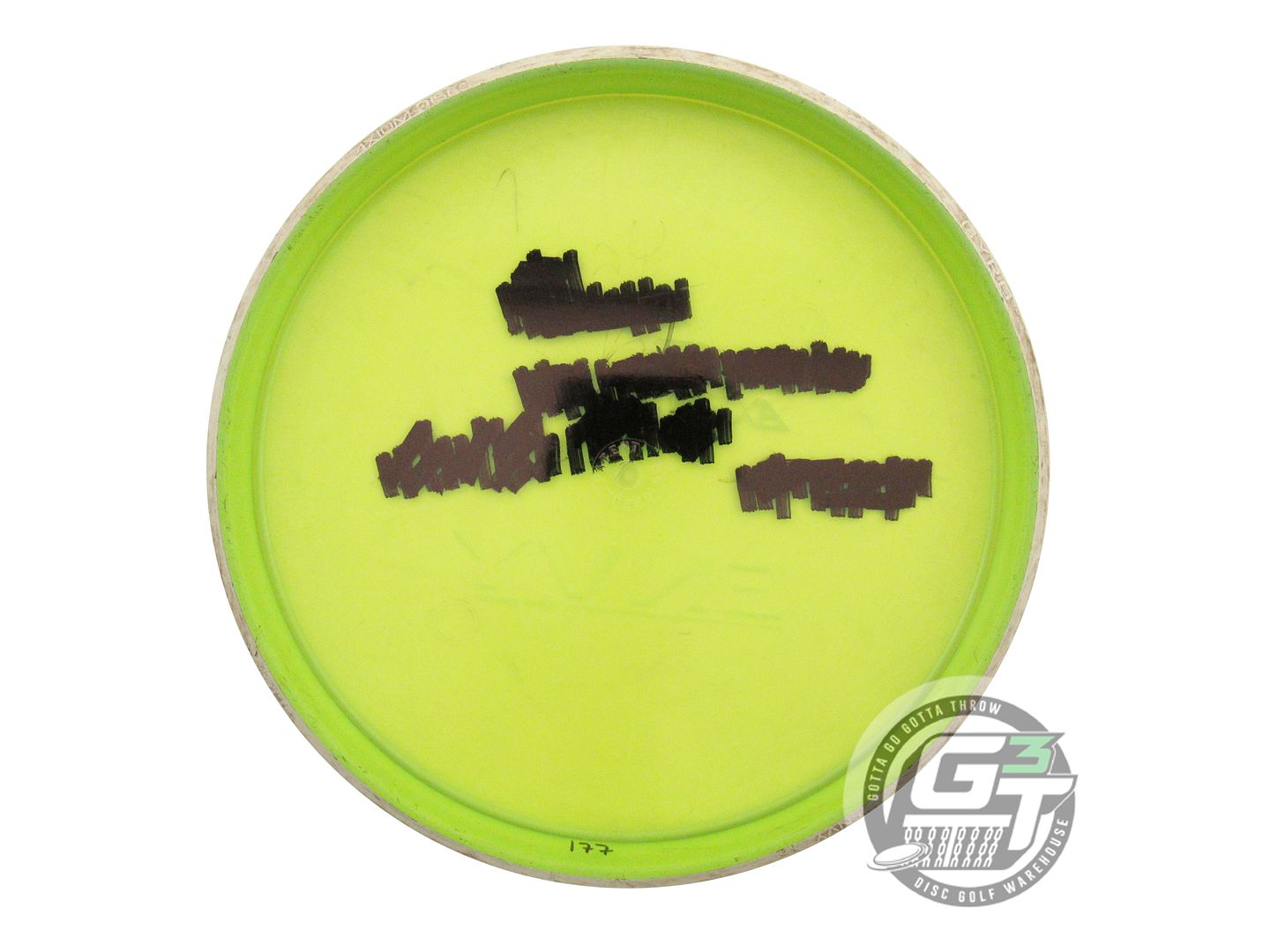 USED Axiom Discs Proton Envy 177g Lime White Rim Putter Golf Disc