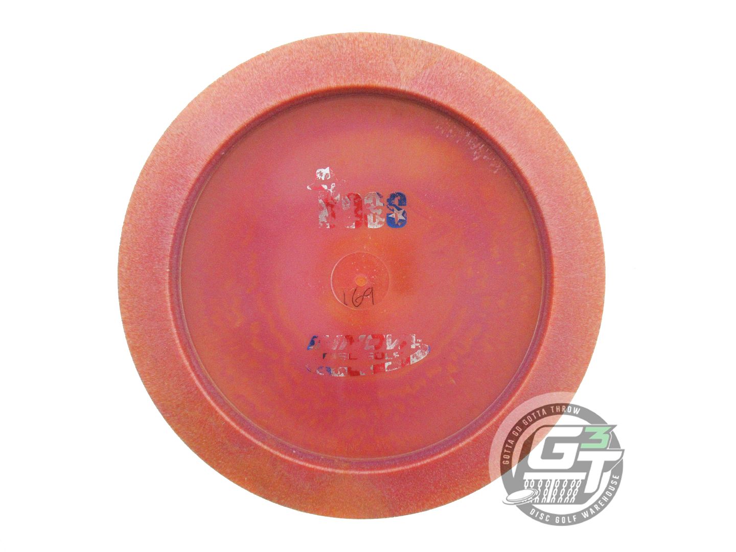 USED Innova Backstamp Star Boss 169g Orange-Magenta Swirl PUDDLE TOP Driver Disc