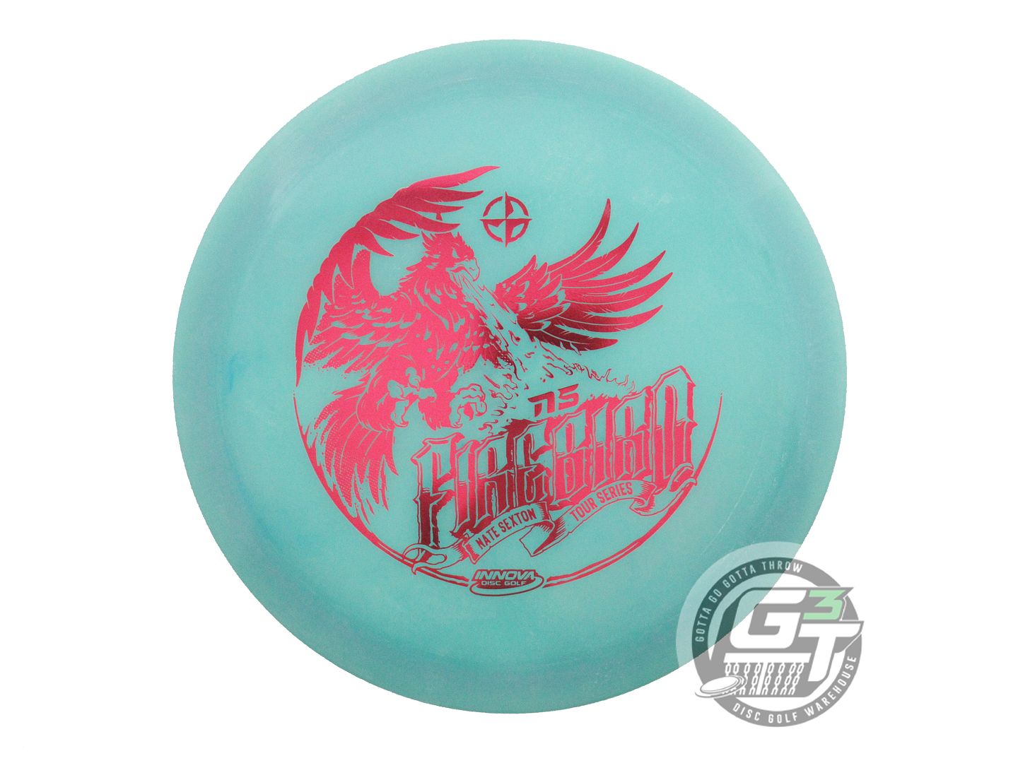 NOS Innova [SEXTON] Glow Champion Firebird 175g Seafoam Red Foil Driver Disc