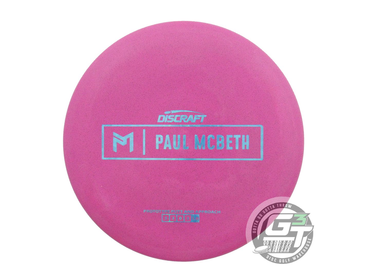 Discraft Limited Edition Prototype Paul McBeth Signature Rubber Blend Kratos Putter Golf Disc (Individually Listed)