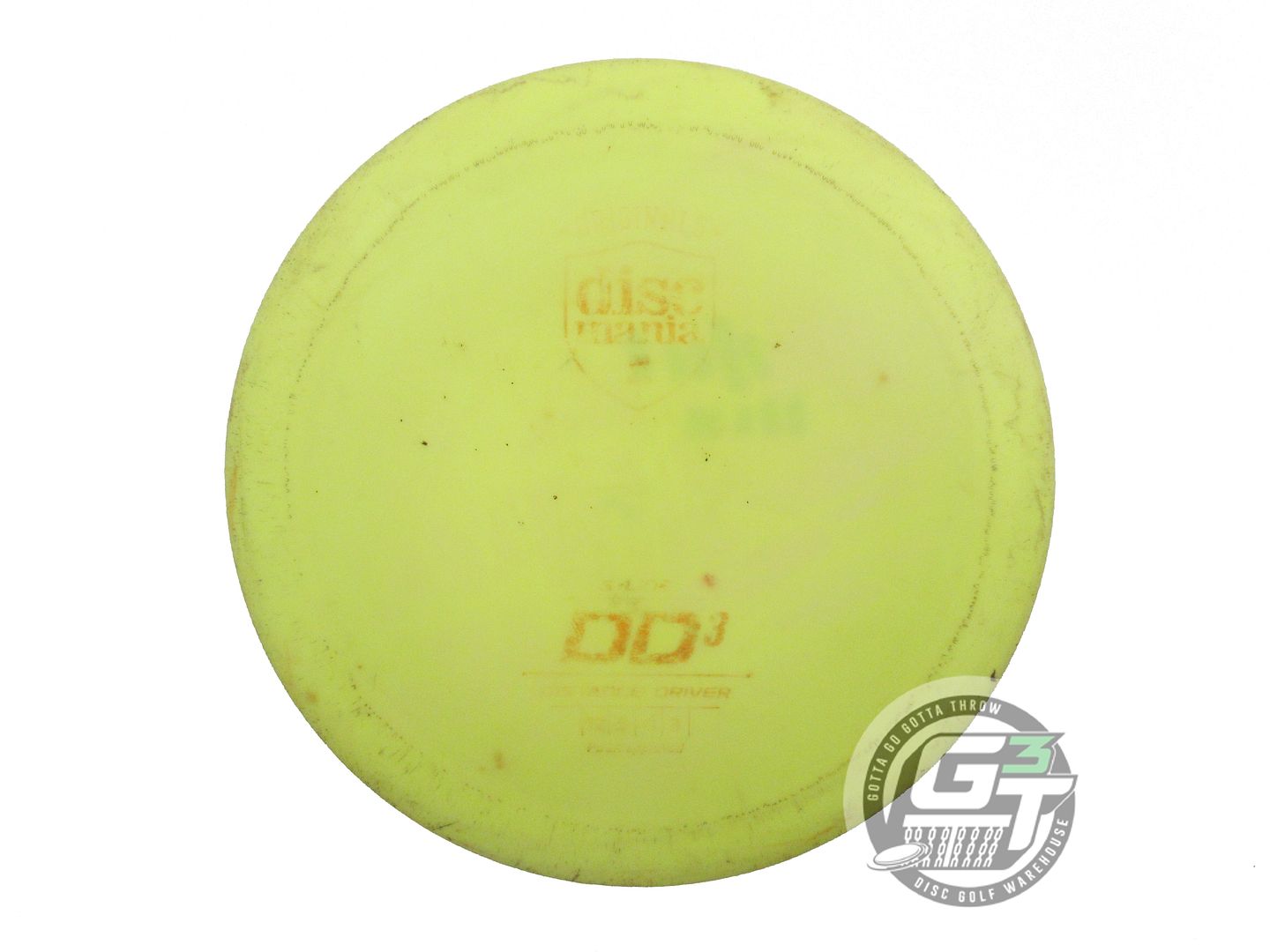 USED DiscMania S-Line DD3 174g Yellow Wiped Stamp Distance Driver Golf Disc