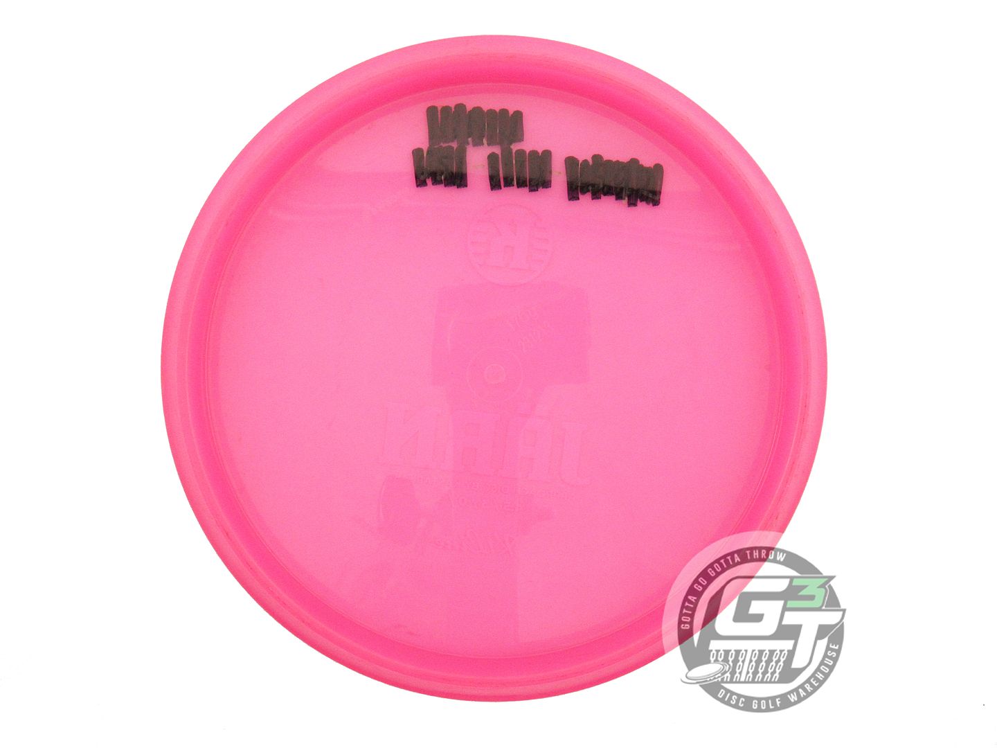 USED Kastaplast K1 Jarn 176g Pink White Stamp Midrange Golf Disc