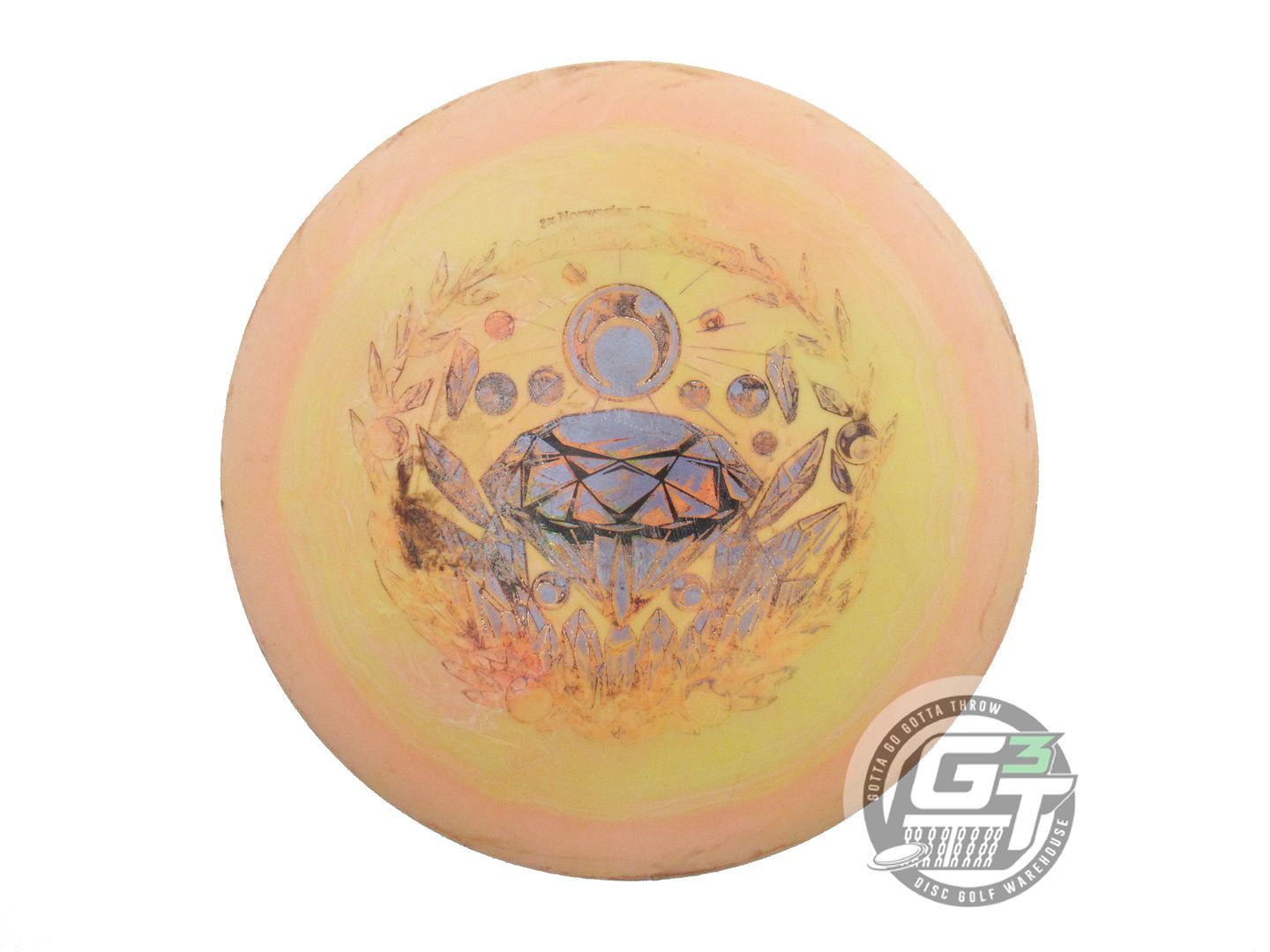 USED Infinite Swirly S-Blend Emperor 173g Peach-Yellow Distance Driver Golf Disc