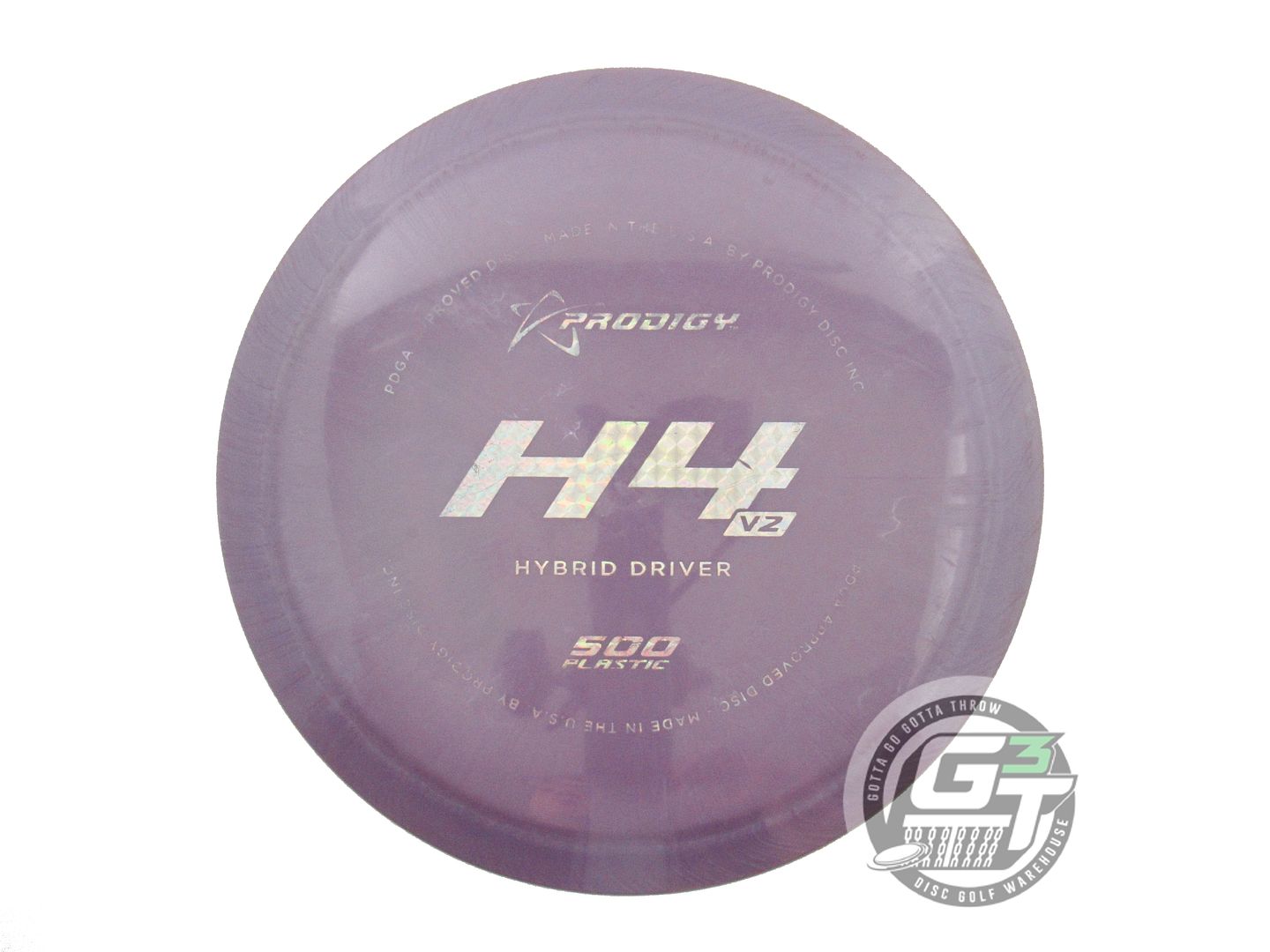 USED Prodigy Discs 500 H4 V2 175g Purple Prism Foil Hybrid Driver Golf Disc