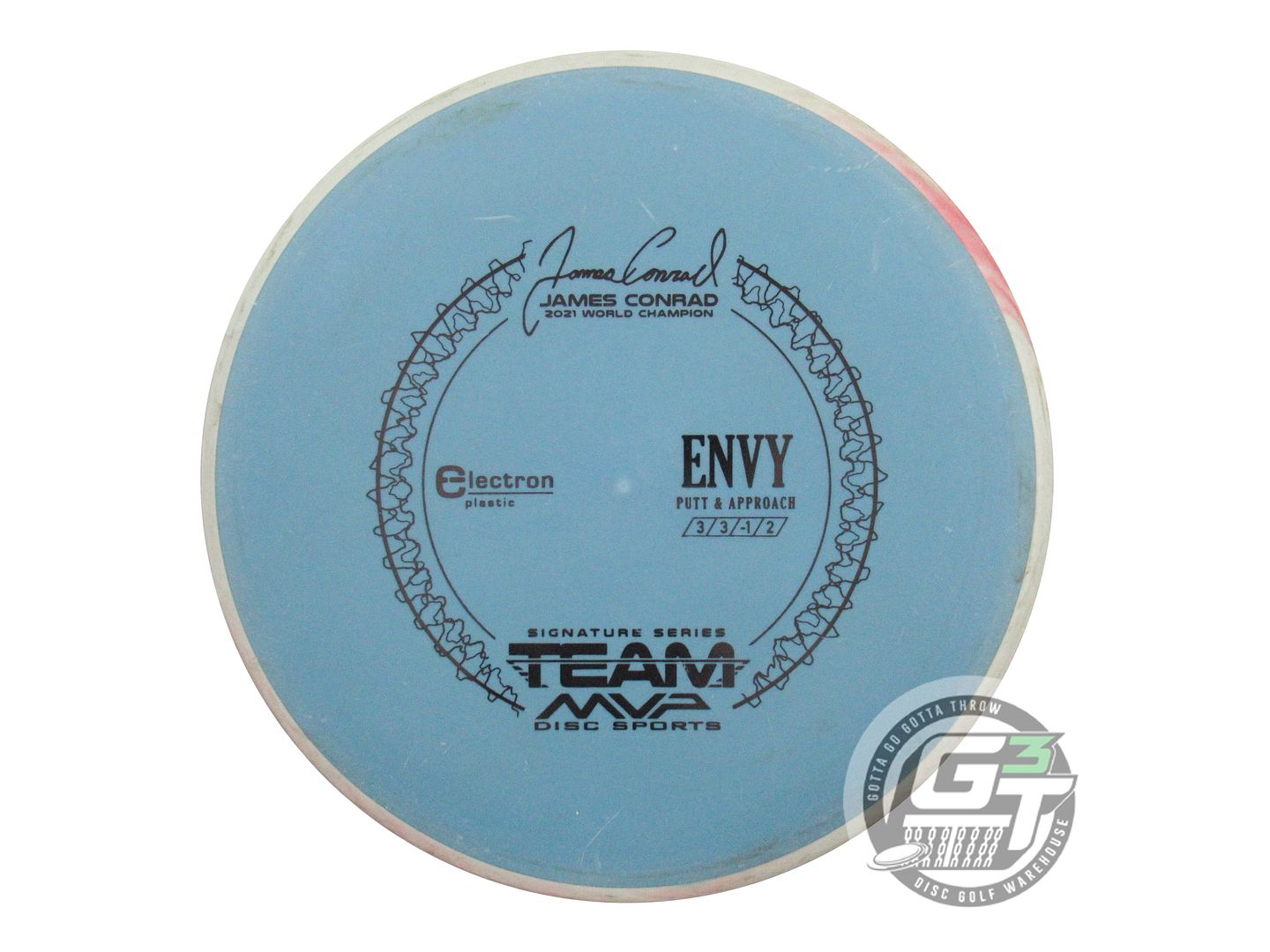 USED Axiom Discs Electron Envy 172g Blue Gray Rim Putter Golf Disc
