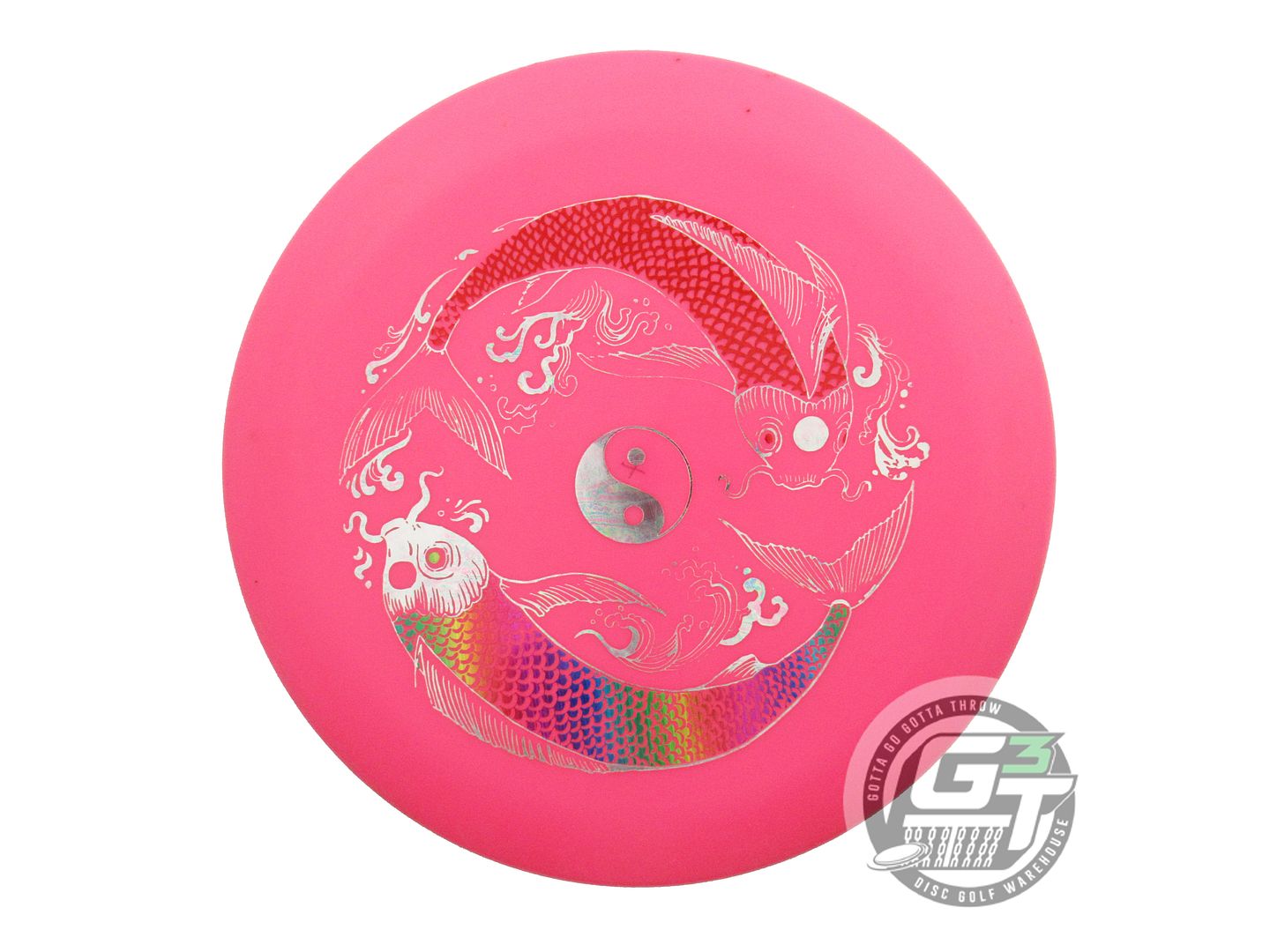 USED Infinite D-Blend Alpaca 175g Pink Red & Rainbow Laser KOI Putter Golf Disc