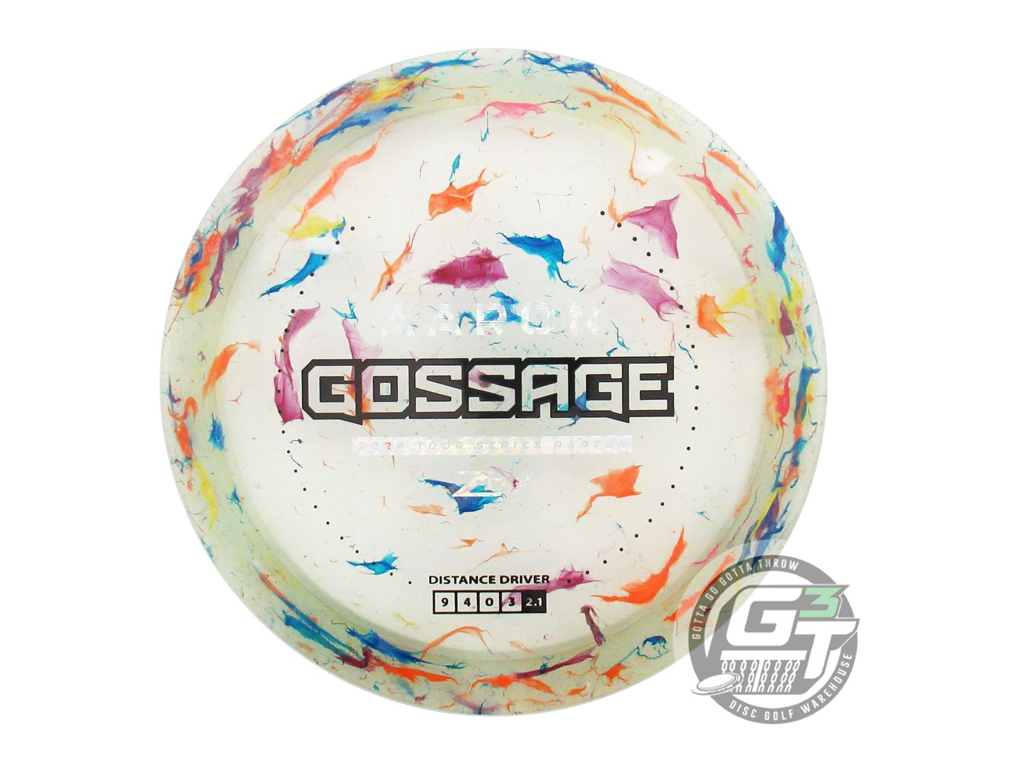 USED Discraft [GOSSAGE] Jawbreaker Z FLX Raptor 176g Prism Foil Driver Golf Disc