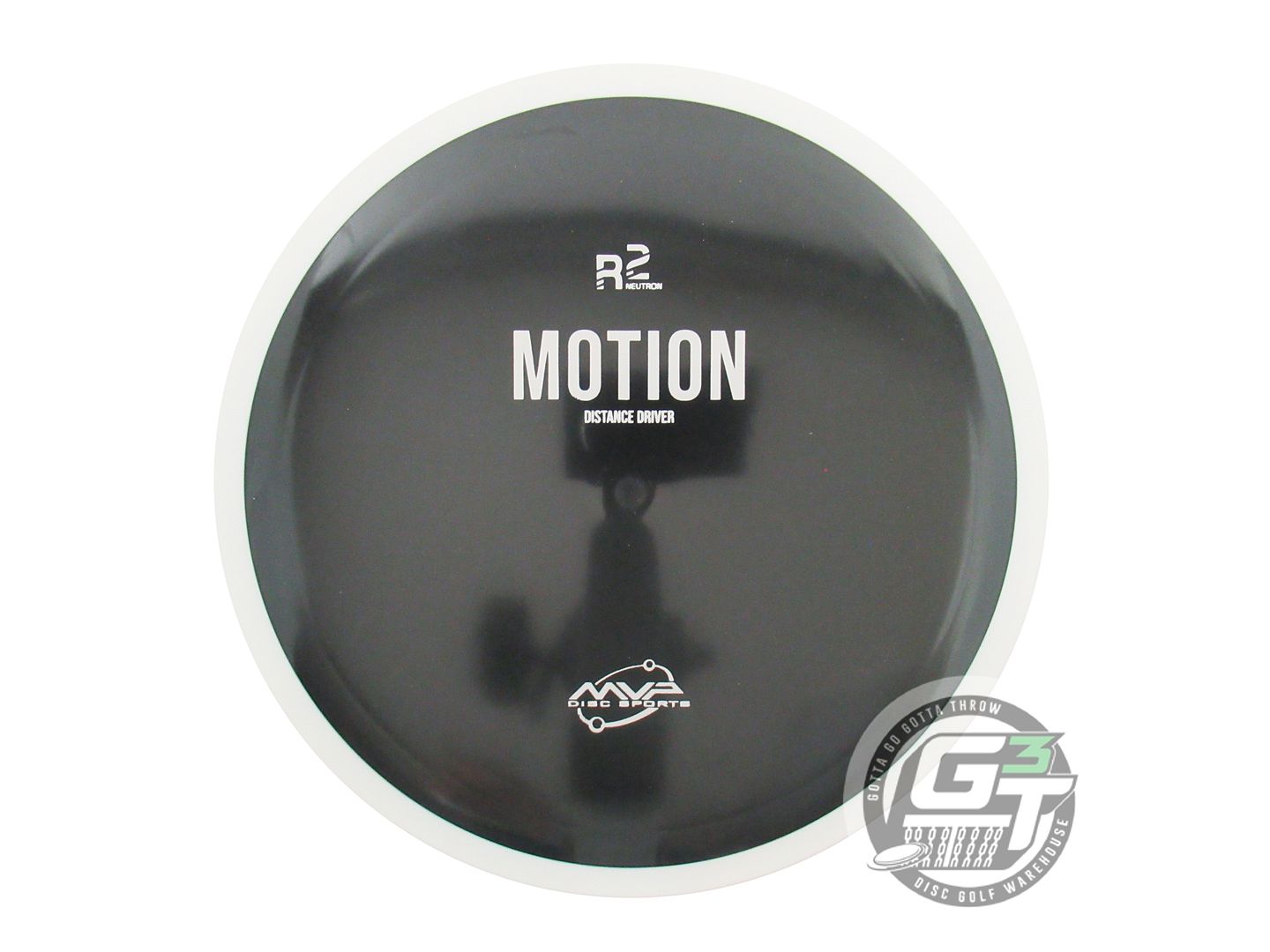 NOS MVP Disc Sports R2 Neutron Motion 161g Black White Rim Driver Golf Disc