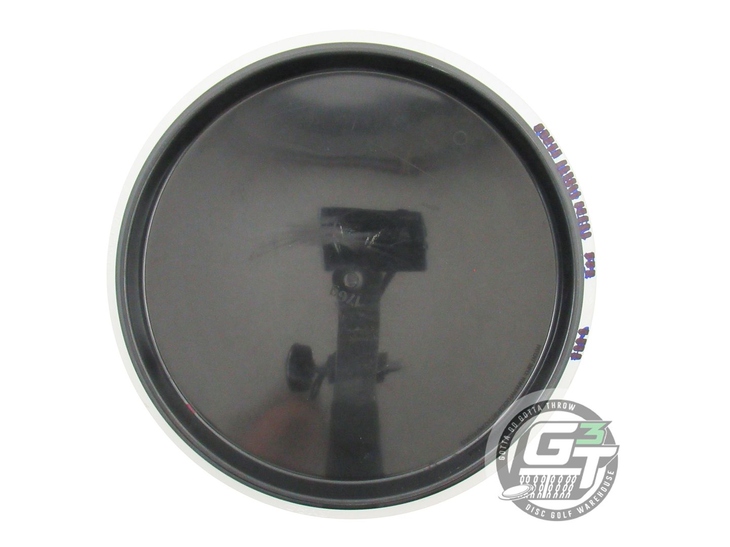 USED MVP Disc Sports R2 Neutron Reactor 176g Black White Rim Midrange Golf Disc