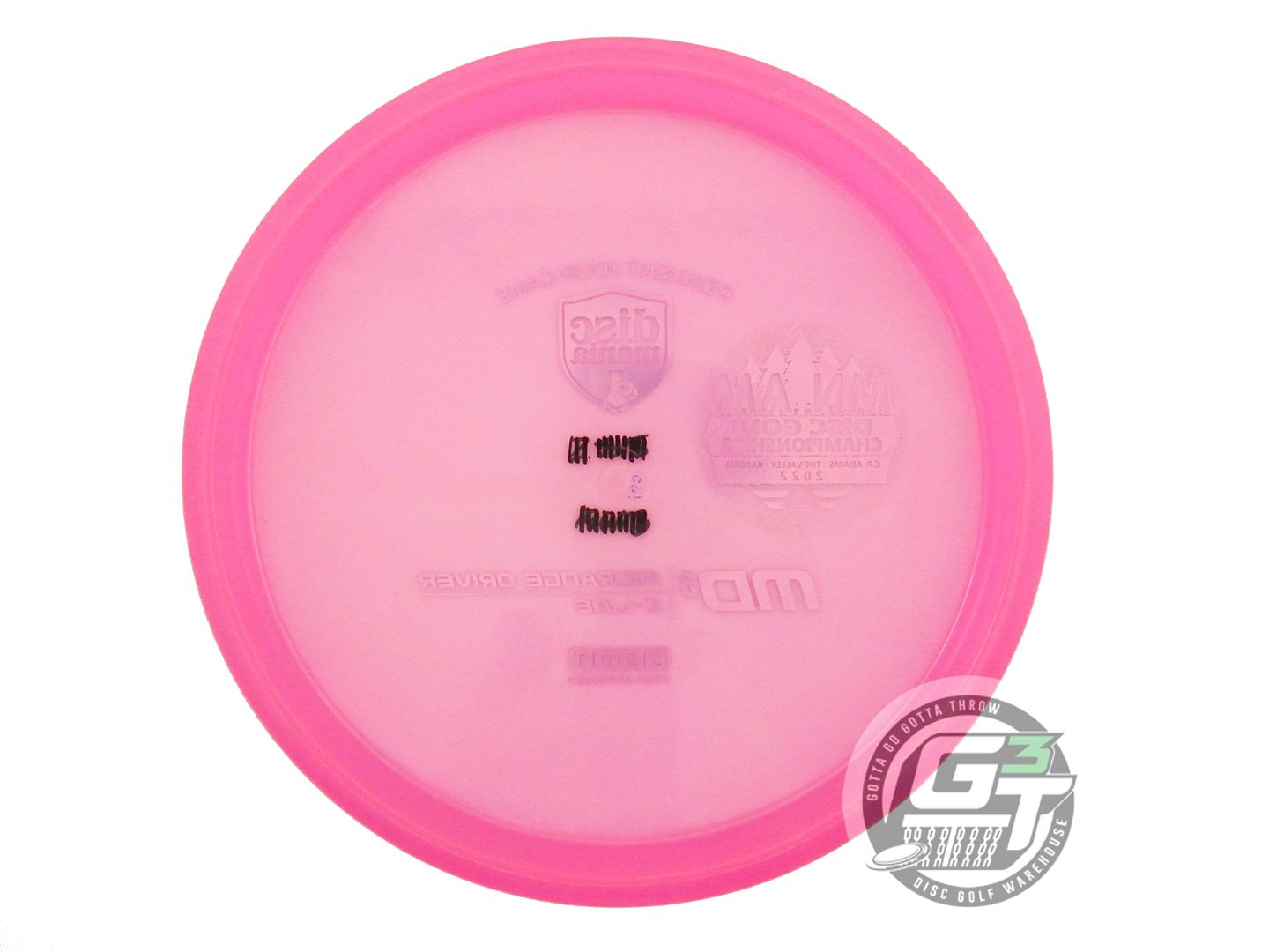 USED DiscMania C-Line MD3 180g Pink Magenta Foil Midrange Golf Disc