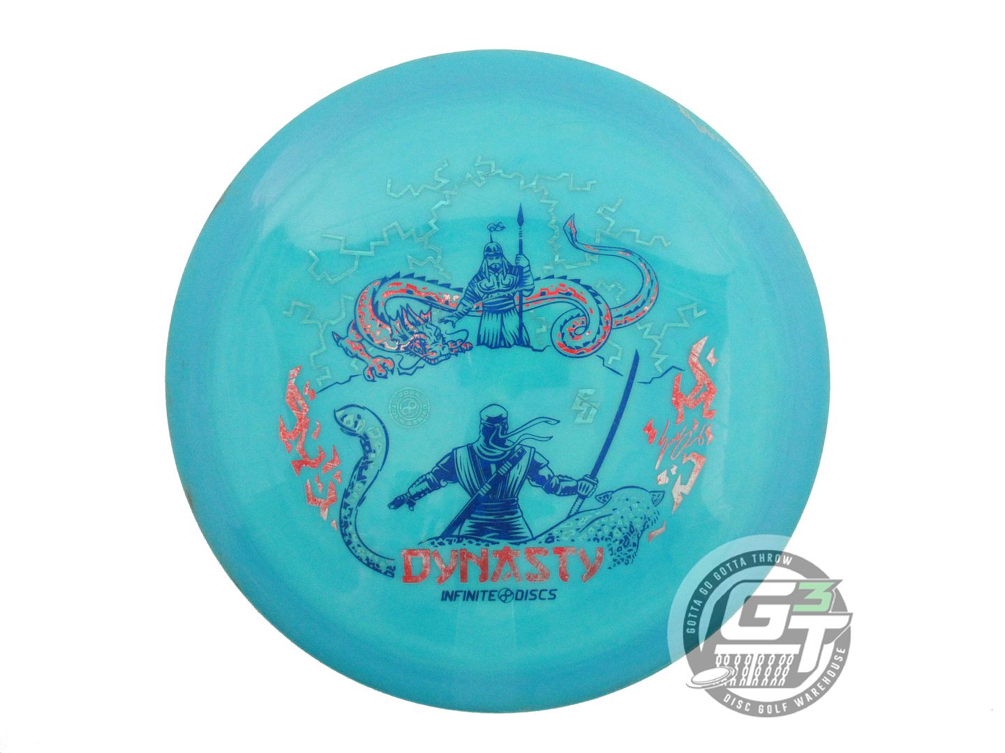 USED Infinite [OAKLEY] Swirly S-Blend Dynasty 175g Teal Fairway Driver Golf Disc