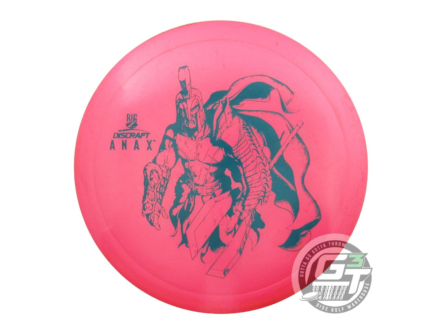 USED Discraft Big Z Anax 174g Pink Green Stamp Driver Golf Disc