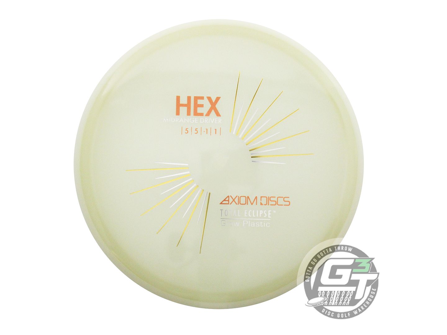 Axiom Total Eclipse Glow Proton Hex Midrange Golf Disc (Individually Listed)