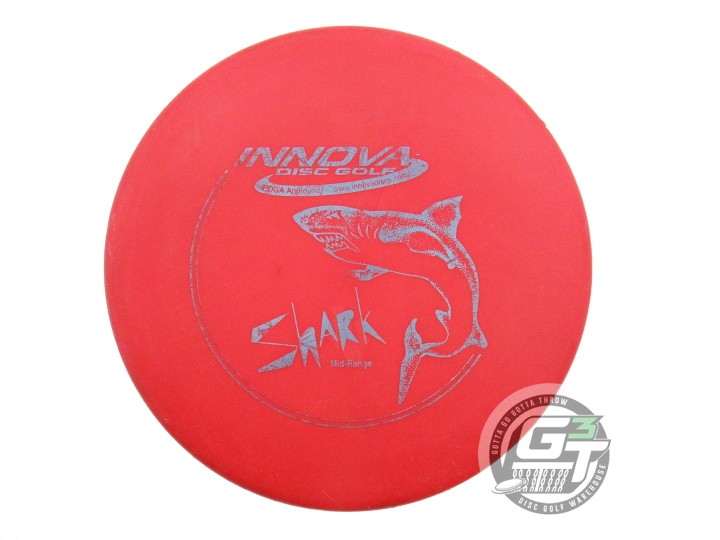 USED Innova DX Shark 150g Red Blue Foil PFN Midrange Golf Disc