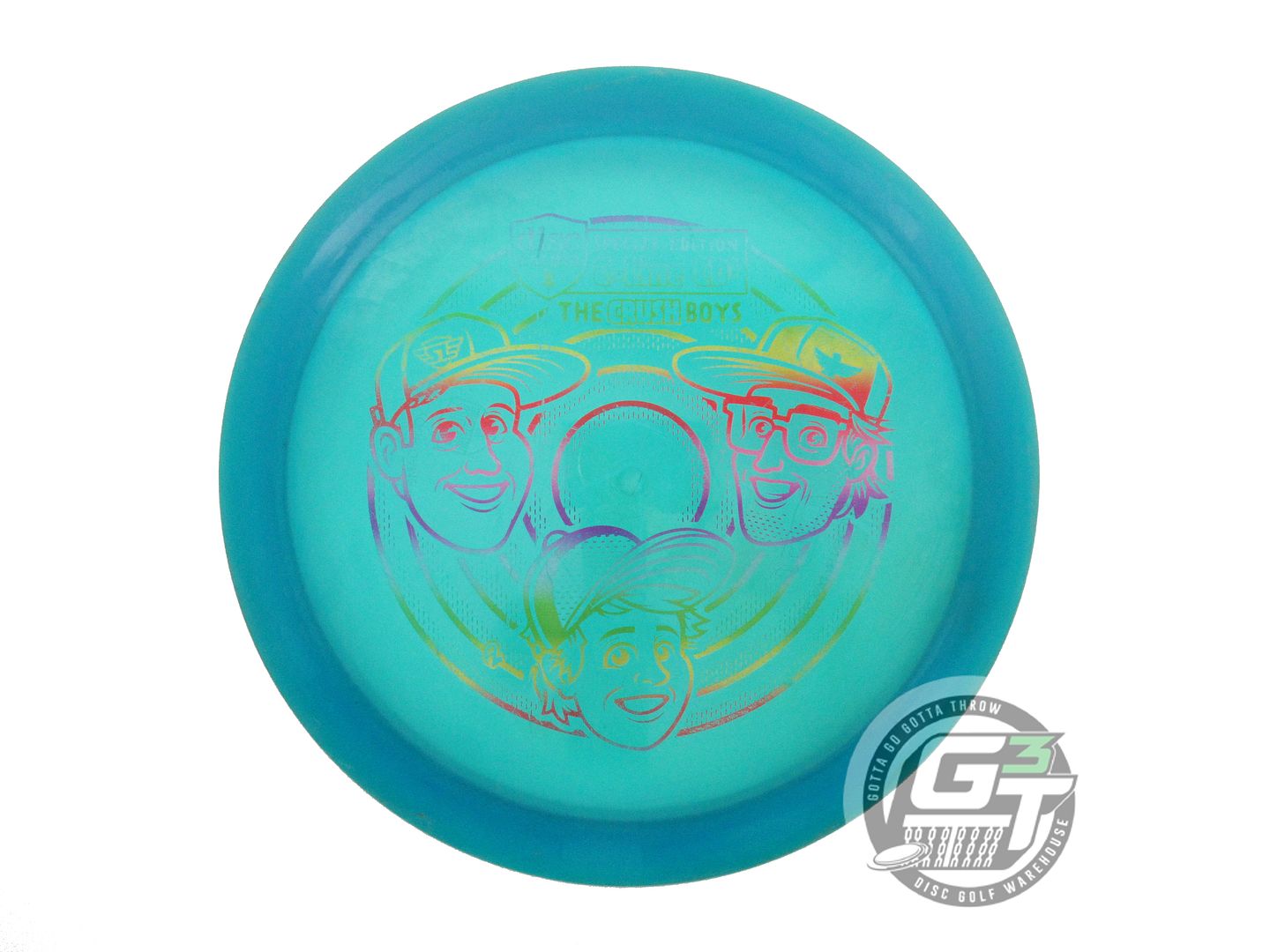 USED DiscMania CRUSH BOYS C-Line CD1 174g Teal Rainbow Foil Driver Golf Disc