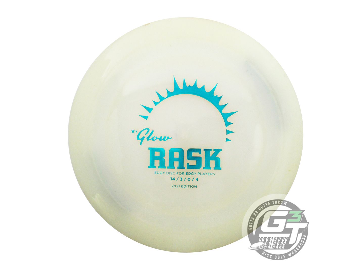 USED Kastaplast [2021] K1 Glow Rask 174g Teal Foil Distance Driver Golf Disc