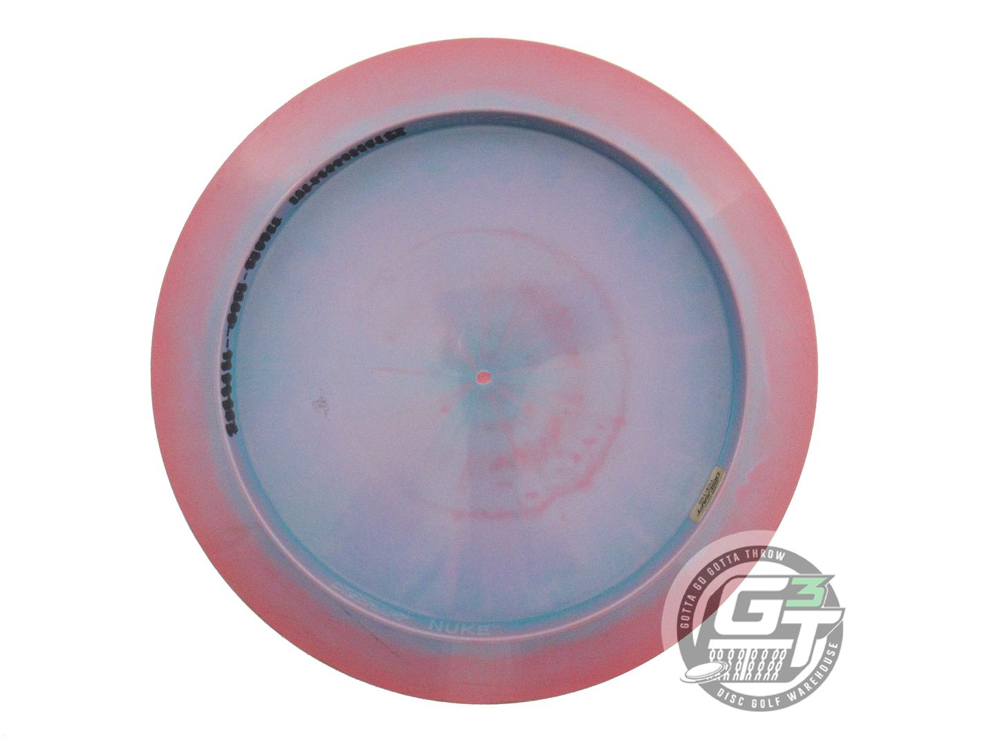 USED Discraft [PIERCE] ESP Nuke 166g Dark Pink-Purp Shamrock Driver Disc