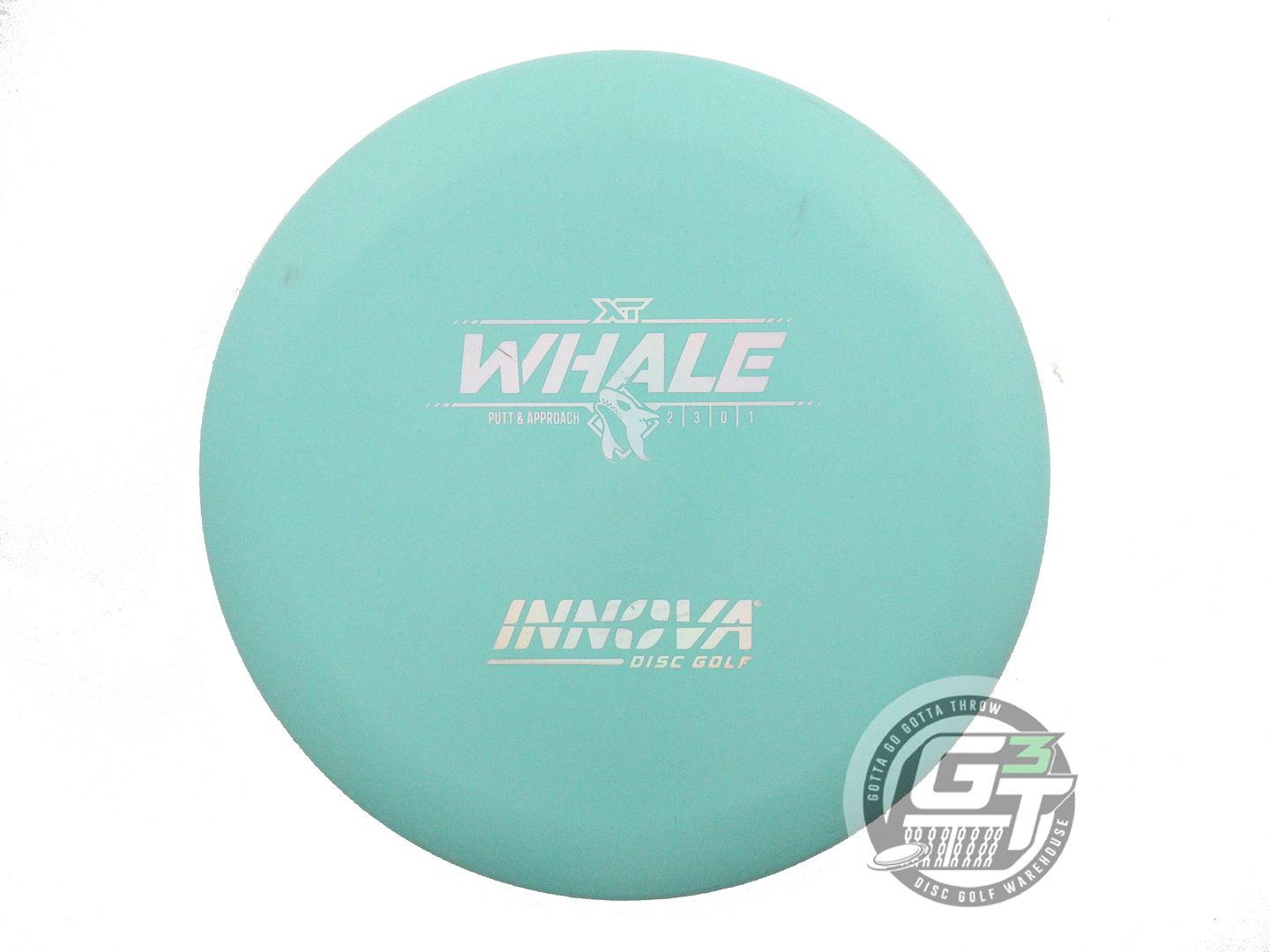 USED Innova XT Whale 165g Seafoam Silver Holo Foil Putter Golf Disc