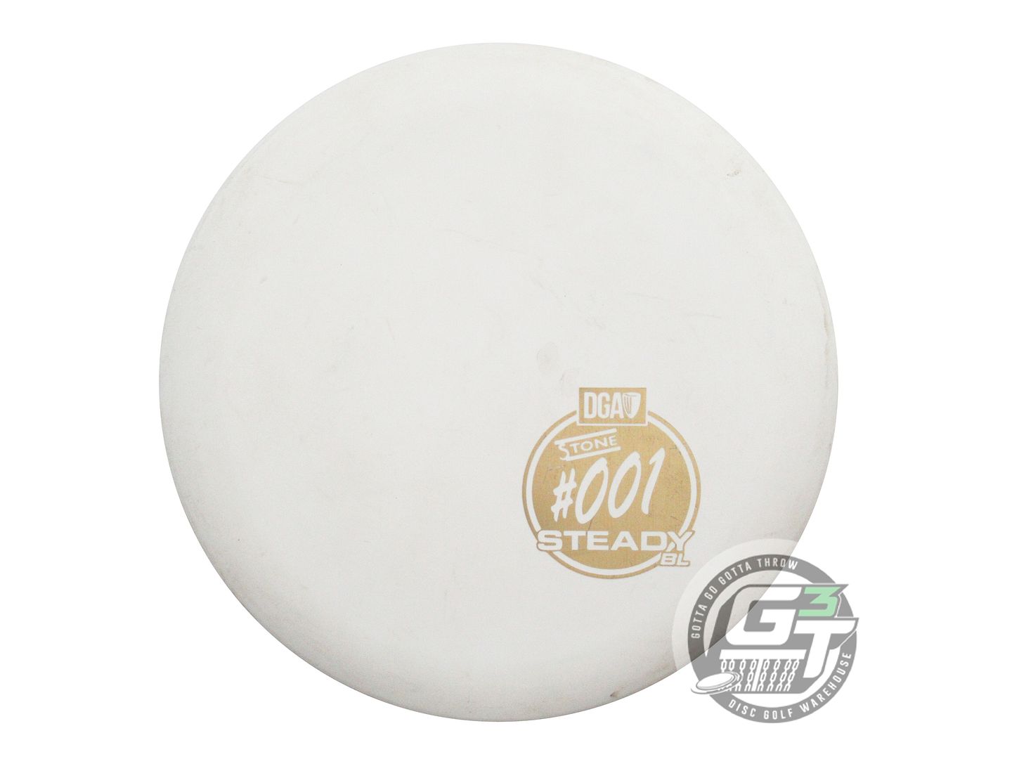 USED DGA Stone Line Steady BL 174g White Gold Foil Putter Golf Disc