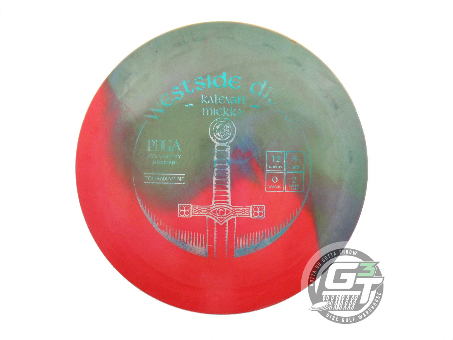 USED Westside Discs FINNISH Tournament Sword 171g Pink HOME DYED Driver Disc