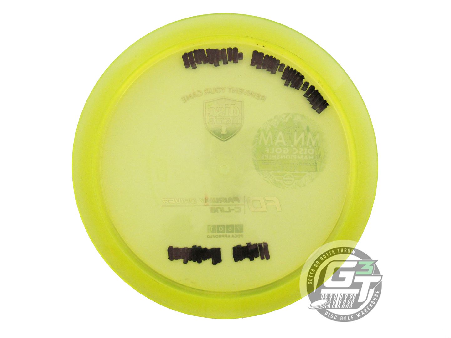 USED DiscMania C-Line FD 174g Yellow Red Foil Fairway Driver Golf Disc