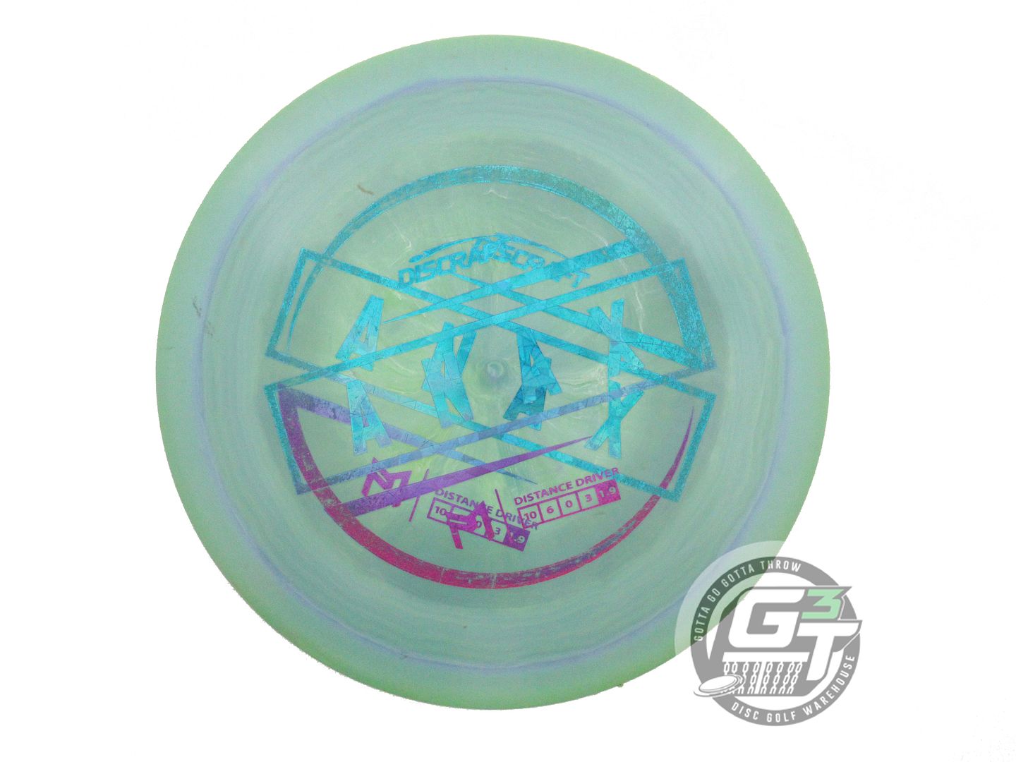 USED Discraft X-OUT [McBETH] ESP Anax 175g Green-Blue Driver Golf Disc
