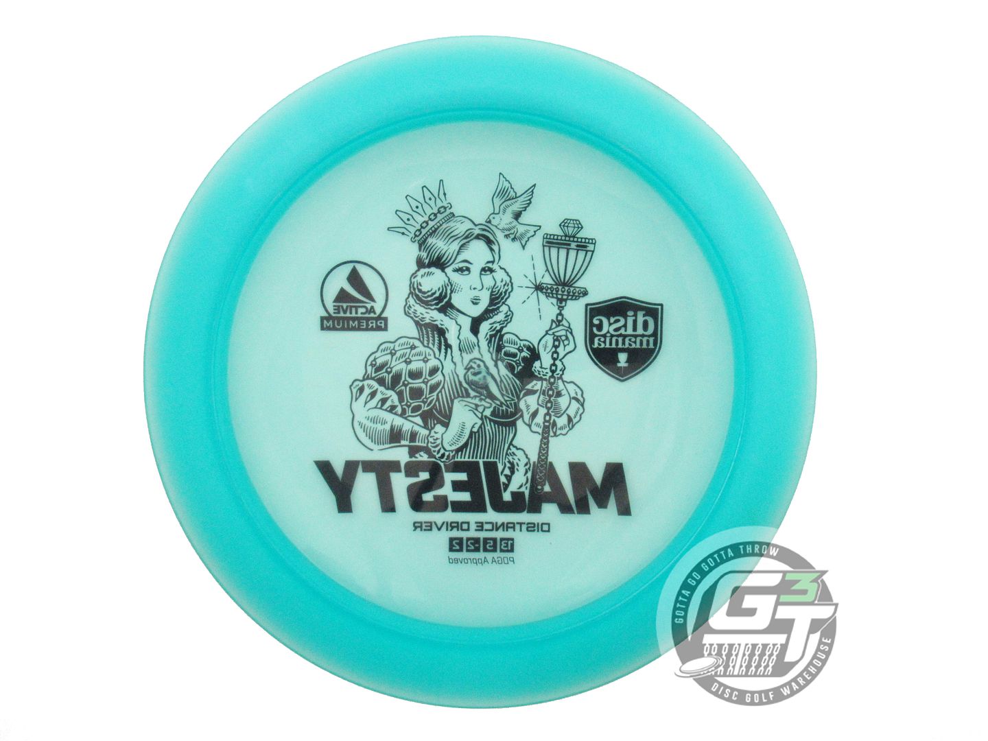 USED DiscMania Active Premium Majesty 171g Teal Black Stamp Distance Driver Disc