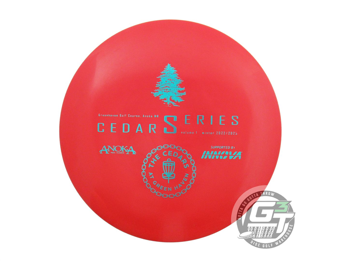 USED Innova Star Leopard 173g Red Teal Foil Fairway Driver Golf Disc