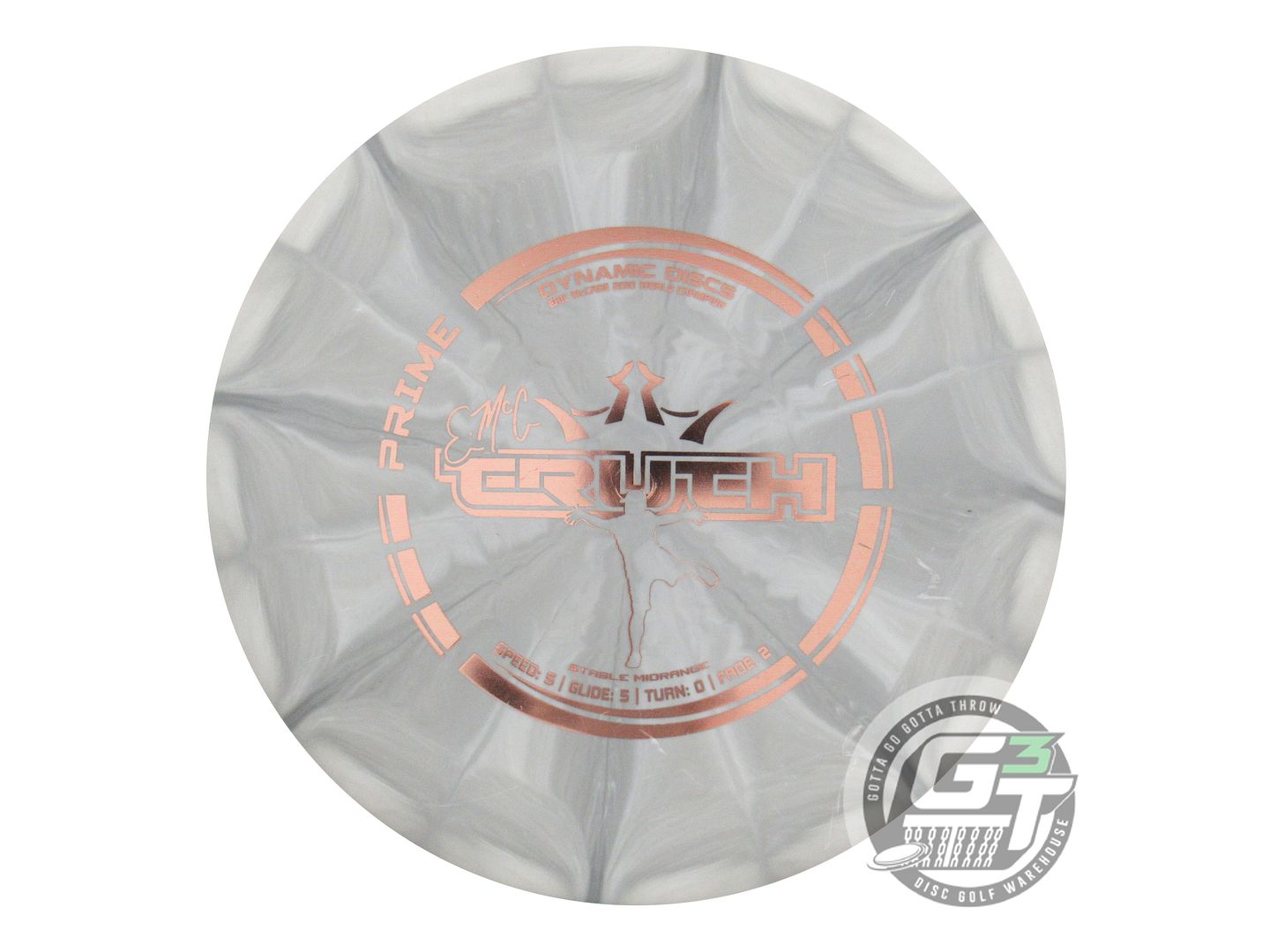USED Dynamic Discs Prime Burst EMAC Truth 178g Gray Gold Foil Midrange Golf Disc